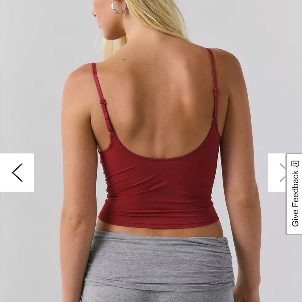 Out From Under Je T'aime Mesh Cropped Cami - Picture 3 of 3